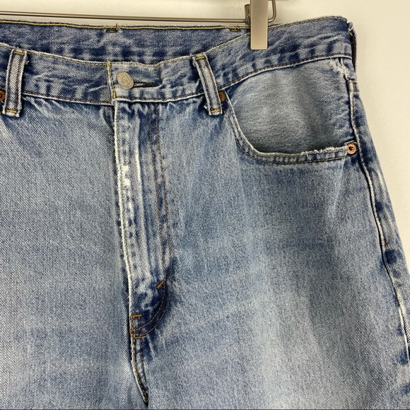 FREE HOOVER VINTAGE REPURPOSED LEVI’S JEANS - Picture 3 of 7